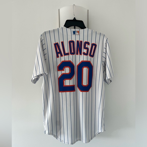 Genuine Nike Men's New York Mets Pete Alonso Nike White Home Elite Jersey - Picture 9 of 9
